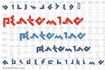 Pentomino Font