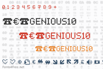 PEPgenious10 Font