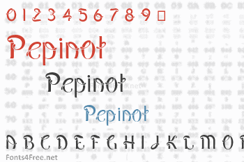 Pepinot Font