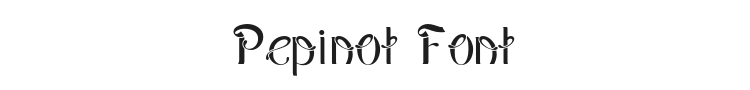 Pepinot Font