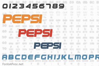 Pepsi Font