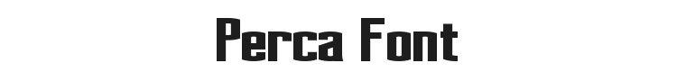 Perca Font Preview
