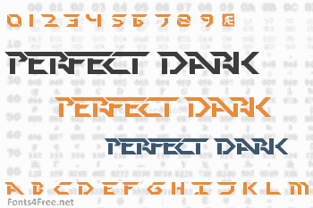 Perfect Dark Font