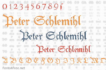 Peter Schlemihl Font