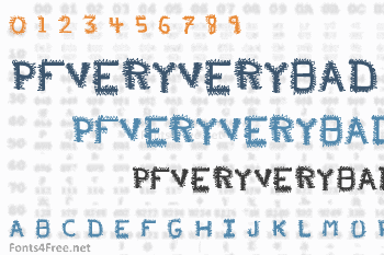 PFveryverybad Font