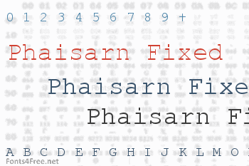 Phaisarn Fixed Font