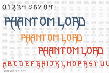 Phantom Lord Lite Font