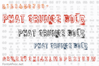 Phat Grunge Bold Font