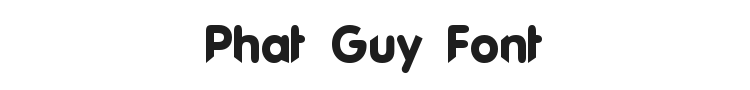 Phat Guy Font Preview