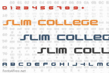 PhatBoy Slim College Font