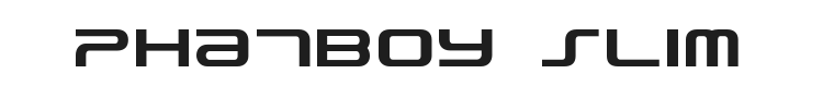 PhatBoy Slim Font