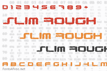 PhatBoy Slim Rough Font