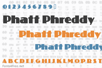 Phatt Phreddy Font