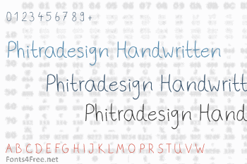 Phitradesign Handwritten Font