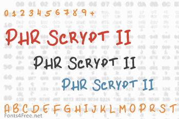 PHR Scrypt II Font