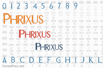 Phrixus Font