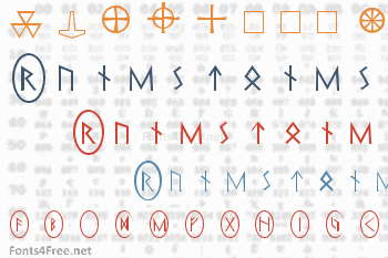 Pi Rho Runestones Font