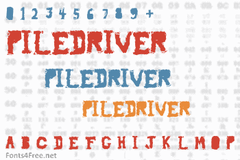 Piledriver Font