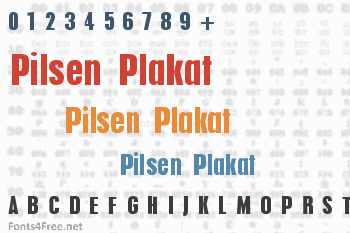 Pilsen Plakat Font