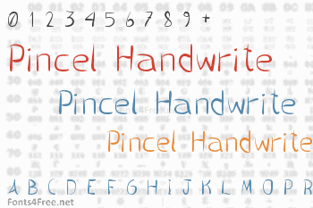 Pincel Handwrite Font