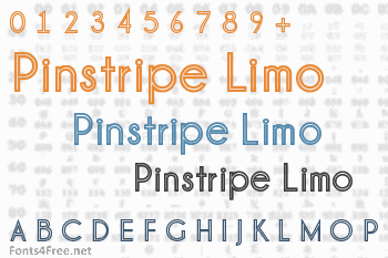 Pinstripe Limo Font