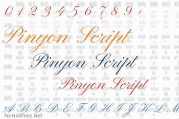 Pinyon Script Font