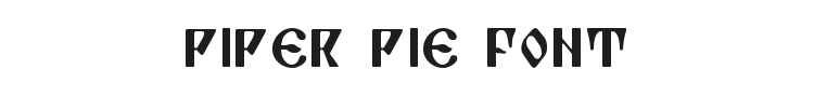 Piper Pie Font