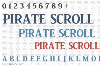 Pirate Scroll Font