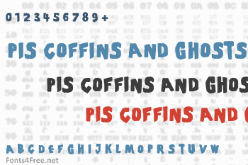 PiS Coffins and Ghosts Font