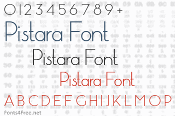 Pistara Font