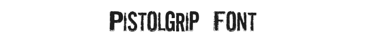 Pistolgrip Font Preview