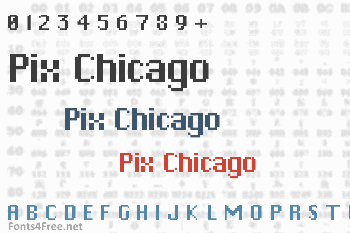 Pix Chicago Font