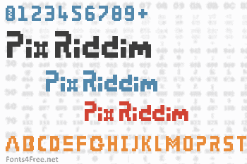 Pix Riddim Font