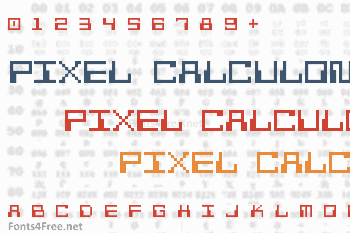 Pixel Calculon Font