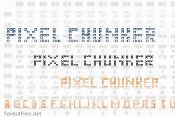 Pixel Chunker Font