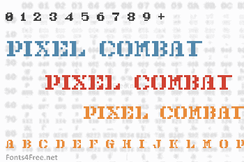 Pixel Combat Font