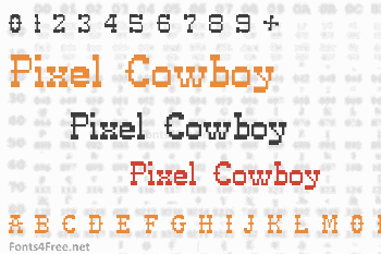 Pixel Cowboy Font