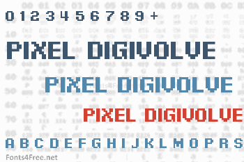 Pixel Digivolve Font