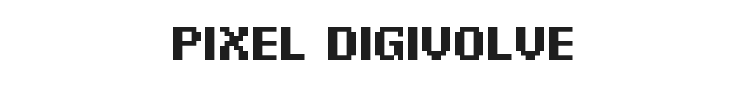 Pixel Digivolve Font Preview