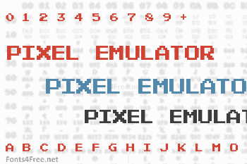 Pixel Emulator Font