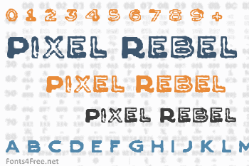 Pixel Rebel Font