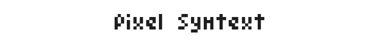 Pixel Symtext Font