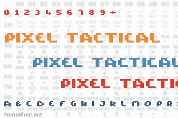 Pixel Tactical Font