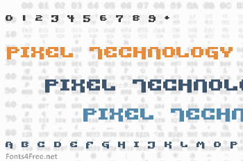 Pixel Technology Font