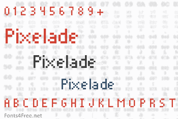 Pixelade Font