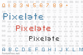 Pixelate Font