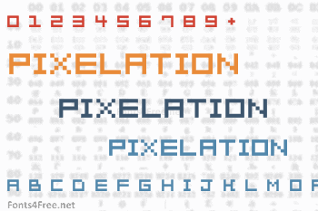 Pixelation Font