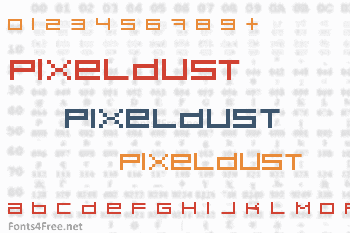 Pixeldust Font