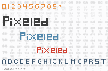 Pixeled Font