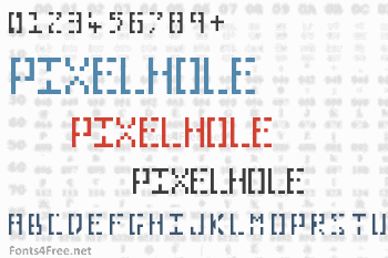 Pixelhole Font